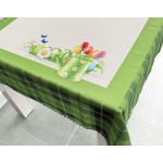 Великденска покривка Green square - 100х150 см.